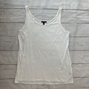 Eileen Fisher White Tank Top Size Medium